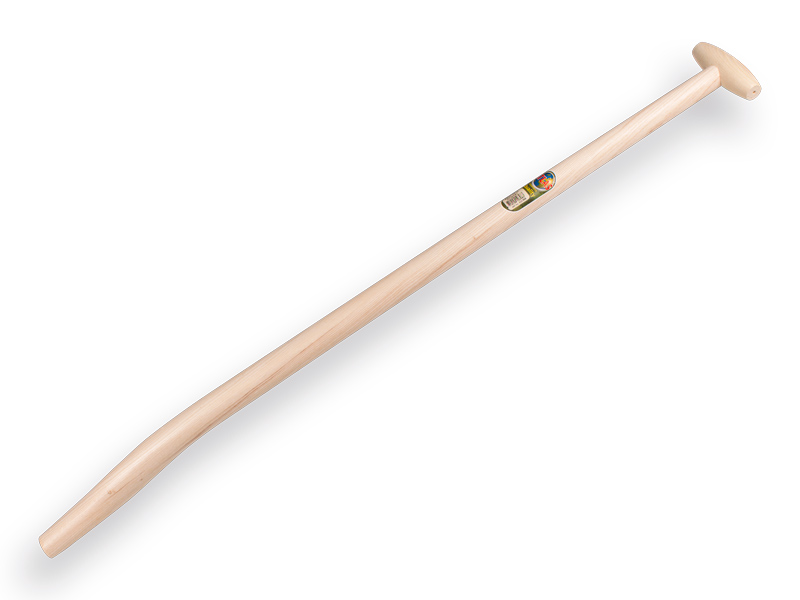 Blijhamsteel ATLAS 110 cm sterk gebogen, met doorgestoken hilt