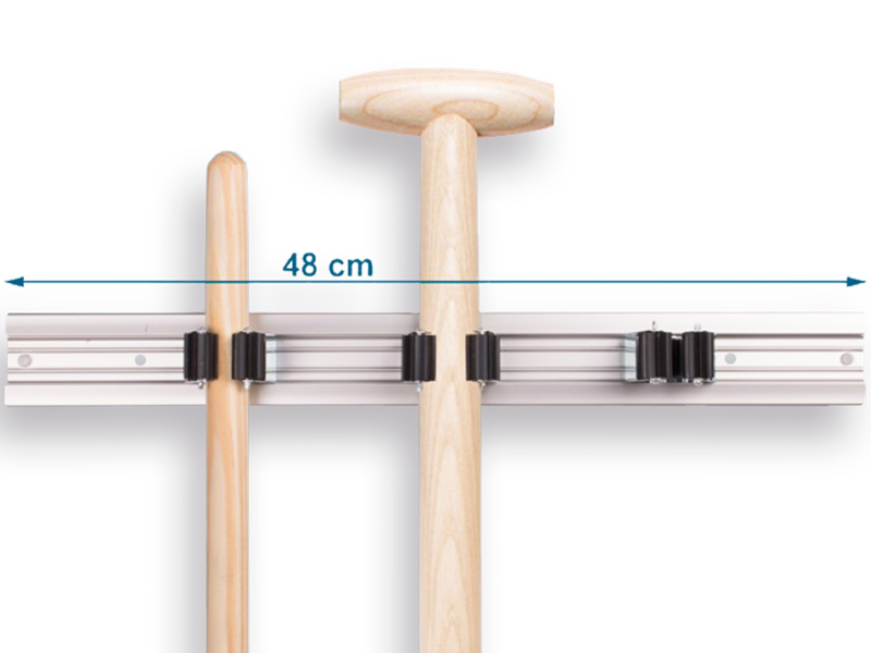 PRAX Vario rail / Leiste für PRAX Gerätehalter. Breite 48 cm