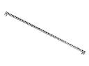 Support beam 100 cm gray RAL9006 Tegometall