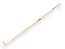 ATLAS Gartenschuffel Rund 14 cm. Verzinkt mit Stiel und Griff 160 x 2,8 cm