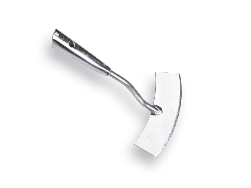 Dutch hoe round model galvanised 16 cm, without handle