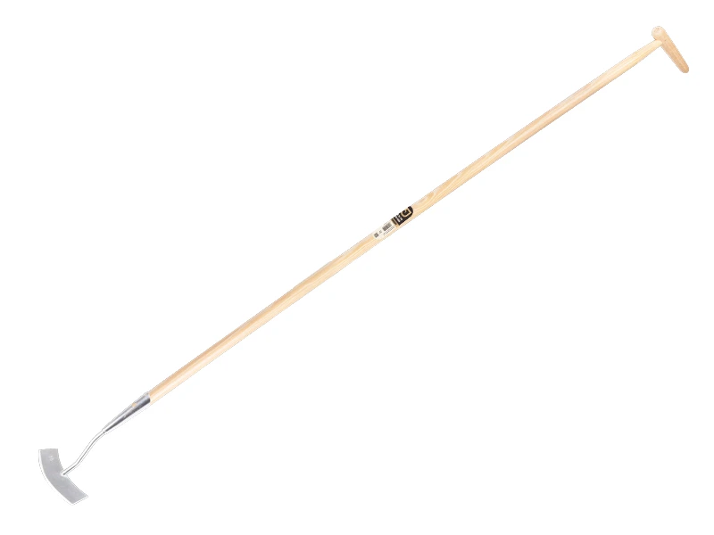 Schuffel Jimmy rundes Modell verzinkt 18 cm, mit IKAPE Stiel 160 x 2,8 cm und flaschenförmiger Griff. FSC 100%