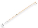 ATLAS Gartenschuffel Rund 18 cm. Verzinkt mit Stiel und Griff 160 x 2,8 cm