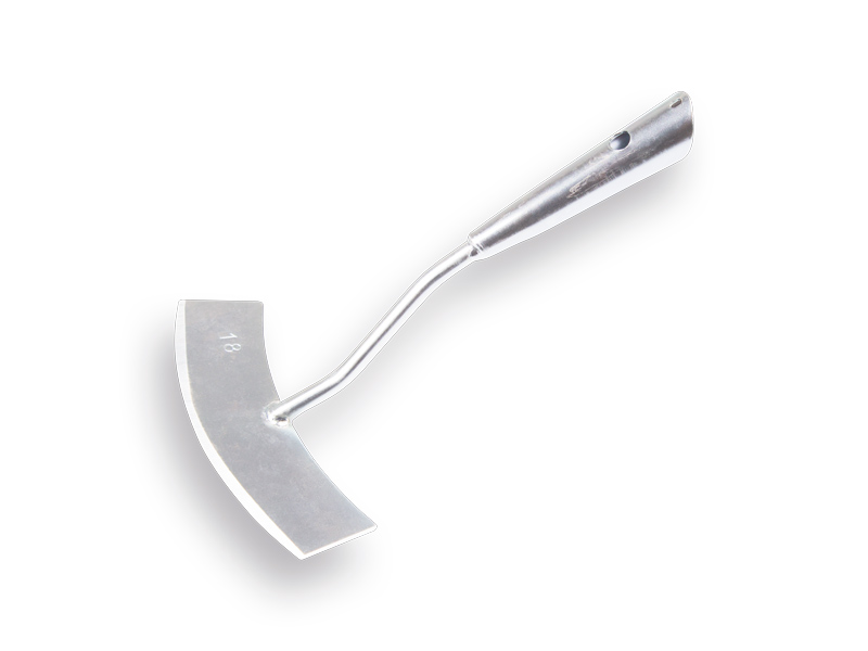 Dutch hoe round model galvanised 18 cm, without handle