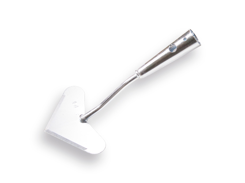 [1302940] Schuffel Jimmy Herzförmiges Modell verzinkt 14 cm, ohne Stiel