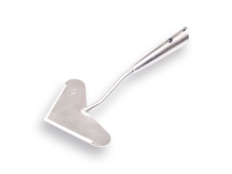 Dutch hoe heart-shaped model galvanised 18 cm, without handle