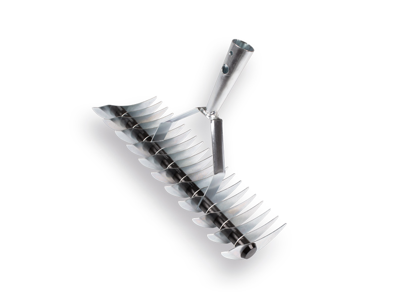 [1304300] Scarifying rake Jimmy galvanised 11/21 teeth 36 cm, without handle