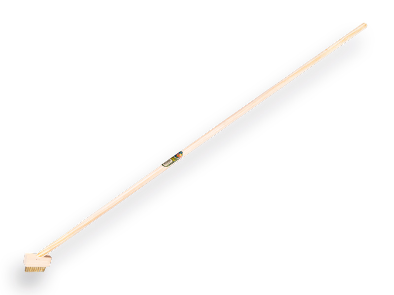 Paving joint brush ATLAS hardened steel wire, with IKAPE handle 150 x 2.4 cm. FSC 100%