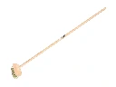 Brosse à mauvaises herbes Jimmy, fil d’acier PPN vert/trempé 14 x 6 cm, avec manche IKAPE 150 x 2,8 cm. FSC 100%