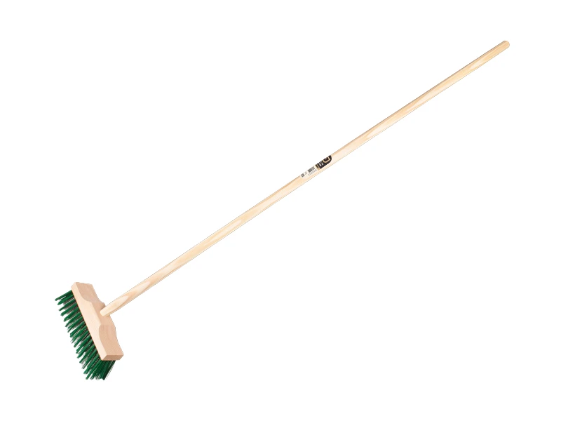 [1308262] Onkruidbezem Jimmy groene PPN-verzinkt staaldraad 25 cm, met IKAPE steel 150 x 2,8 cm, FSC 100%