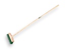 Weed broom ATLAS green PPN/galvanised steel wire 25 cm, with IKAPE handle 150 x 2.8 cm. FSC 100%