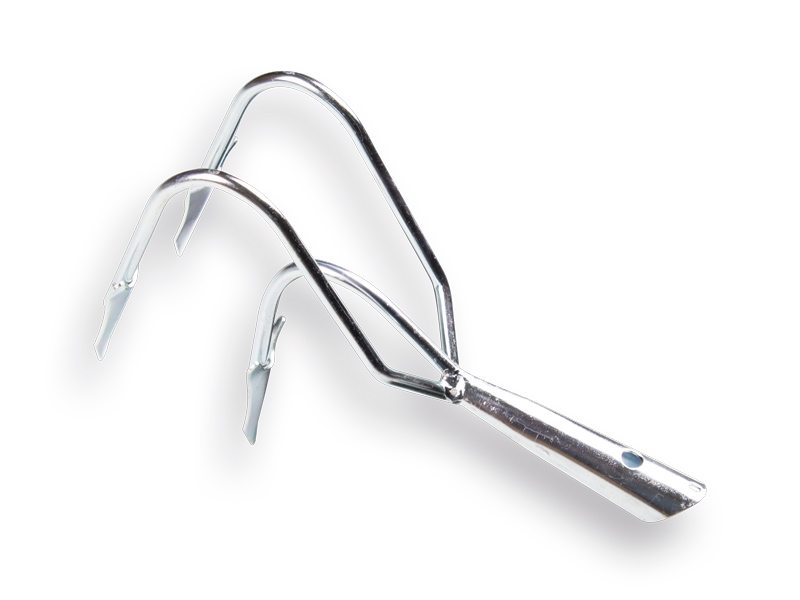 Cultivator 3 tines galvanised without handle
