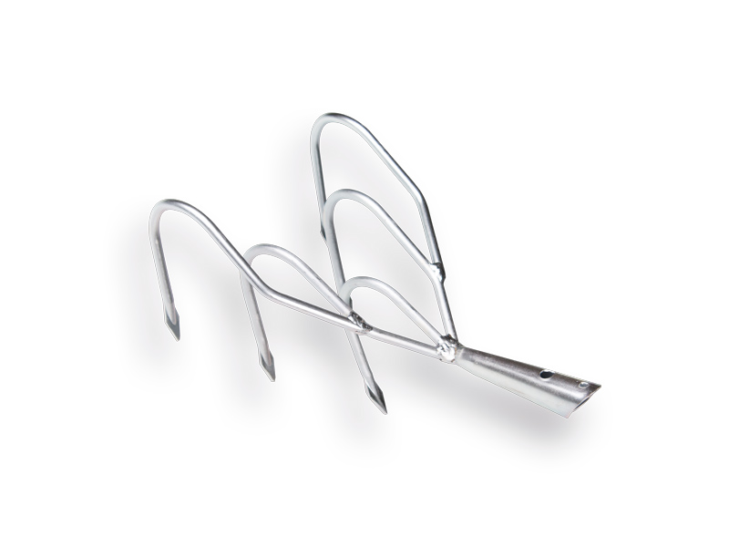 Cultivator 5 tines galvanised without handle