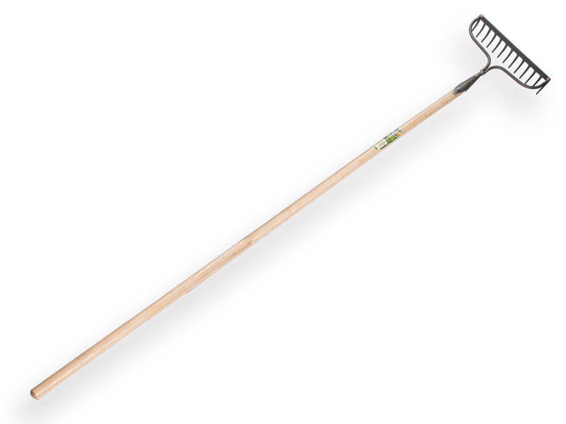 Bow rake DE WIT 13 tines 35 cm with ATLAS handle 170 x 3.0 cm