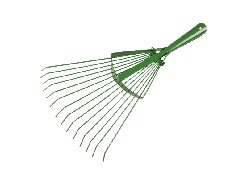 [1315214] Râteau à feuilles PROFI-Plus, 14 dents rondes, acier à ressort, sans manche