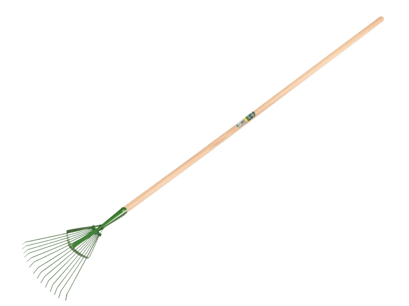 [1315215] Bladhark PROFI-Plus, 14 ronde tanden, verenstaal, met IKAPE steel 150 x 2,8 cm. FSC 100%