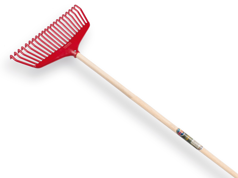 Laubrechen FISKARS Nylon, 21 Zinken, mit ATLAS-Stiel 150 x 2,4 cm