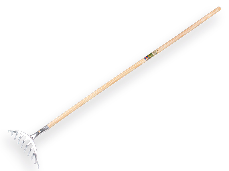 Rosenharke Jimmy verzinkt 10-Zahn mit IKAPE-Stiel 150 x 2,4 cm. FSC 100%