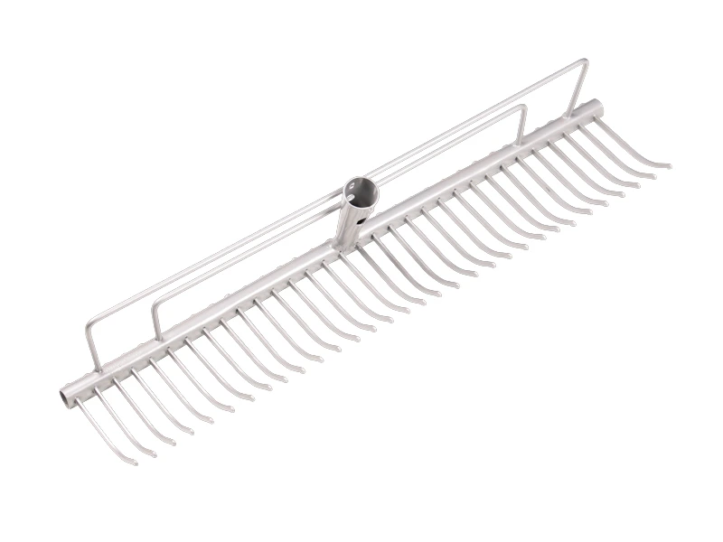 [1315610] Rasenrechen ATLAS Stahl 60 cm mit 32 gebogenen Zinken, und Bügel, ohne Stiel
