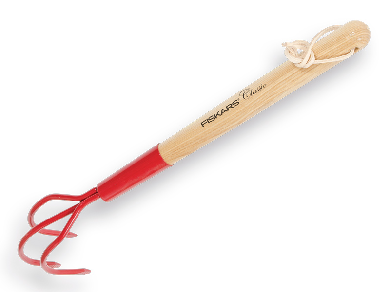Krabber FISKARS CLASSIC mit Holzstiel 32 cm