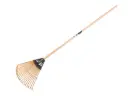 Leaf rake ATLAS bamboo, 22 tines, with TAUARI handle 120 x 2.4 cm