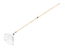 Leaf rake Jimmy galvanised, 22 flat tines, with IKAPE handle 150 x 2.4 cm. FSC 100%