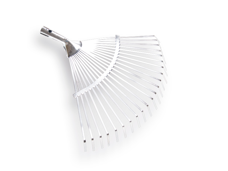 Leaf rake ATLAS galvanised, 22 flat tines, without handle
