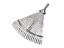 Laubrechen Jimmy verzinkt verstellbar, 22 flache Zinken, 28-42 cm breit, ohne Stiel