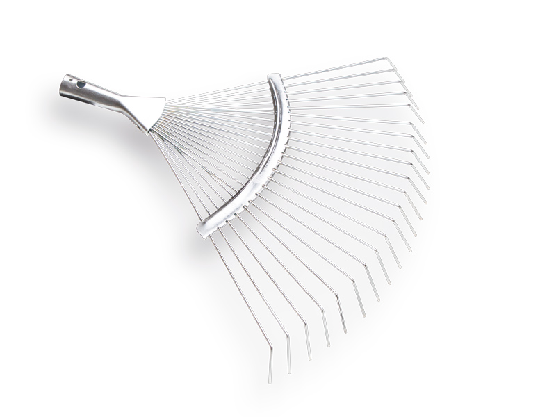 [1317410] Leaf rake ATLAS galvanised, 22 round tines, without handle