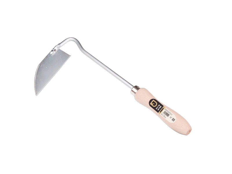 Sarcloir à main Jimmy galvanisé 12 cm avec poignée en bois