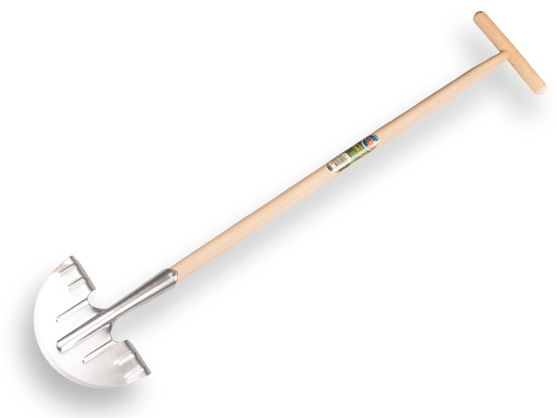 [1319055] Rasenkantenstecher verzinkt, mit Tritten, Stiel 80 x 2,8 cm und Griff. FSC 100%
