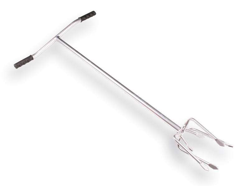 Twist tiller - Garden claw galvanised, with wide grip