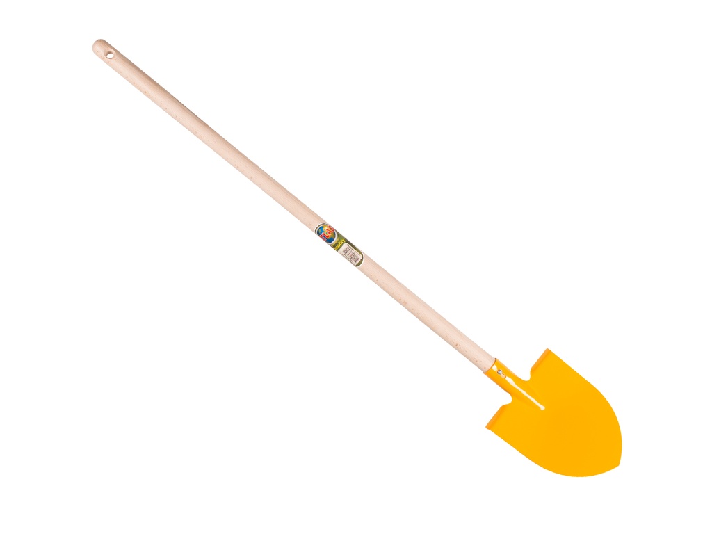 Pelle pour enfant piquet de sol jaune avec manche profilé