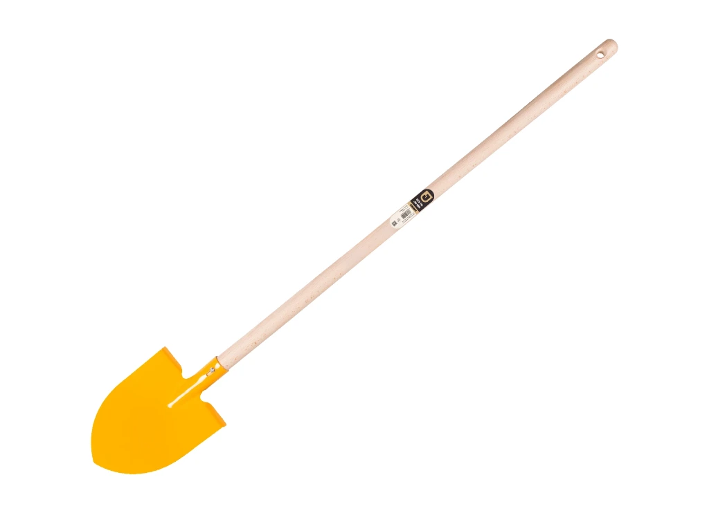 [1470740] Petite pelle Jimmy Kids pointue jaune avec manche en bois