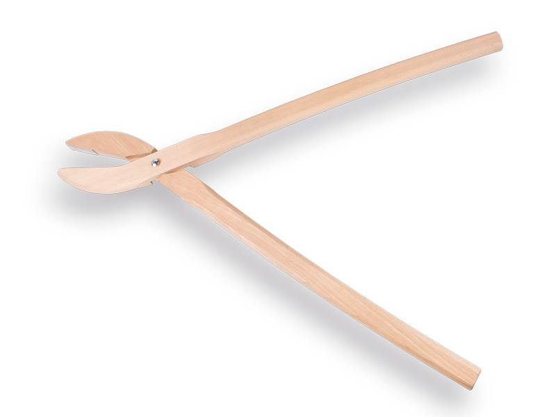 Arrache-chardons - Désherbeur en bois 98 cm, avec bec plat