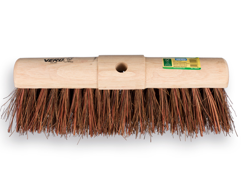 VERO Straßenbesen BASSINE 45 cm mit runder Holzrücke