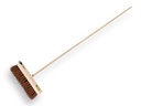 Broom VERO 41B bassine-stalks 41 cm, with ATLAS handle 150 x 2.8 cm and broom handle bracket