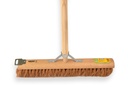 Push broom VERO 1550 coconut fibre 50 cm, round cap, with IKAPE handle 150 x 2.8 cm and broom handle bracket
