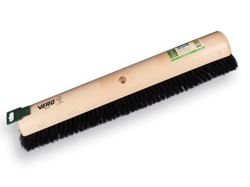 [1490760] Push broom VERO 1760 mixed horsehair black 60 cm, round cap