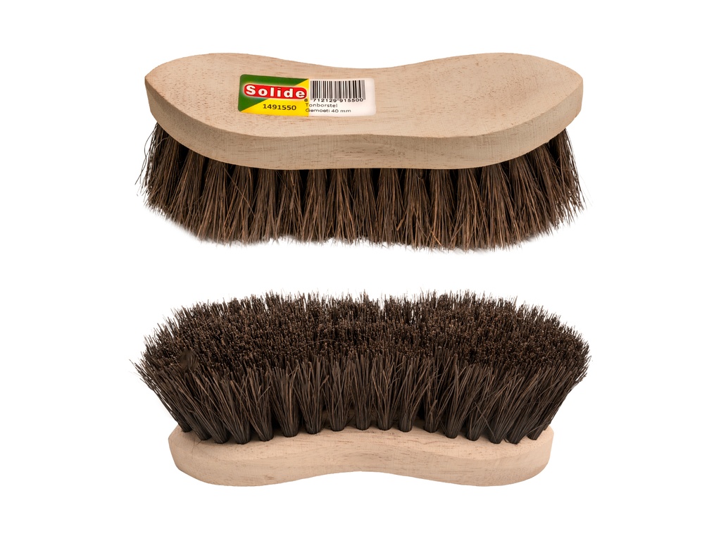 Barrel brush SOLIDE mounted, medium‑hard abrasive