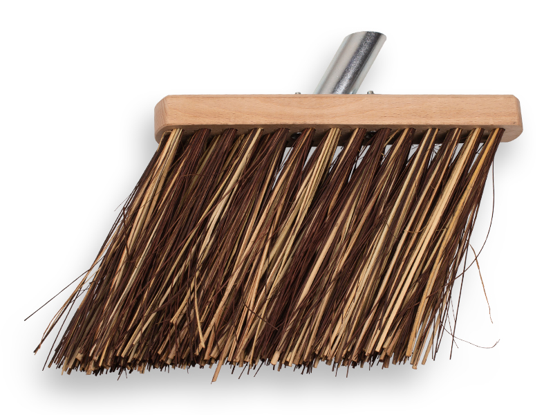 [1492400] Gutter broom SOLIDE stalks-bahia, with broom handle bracket, without handle
