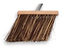 Gutter broom SOLIDE stalks/bahia, with broom handle bracket, without handle