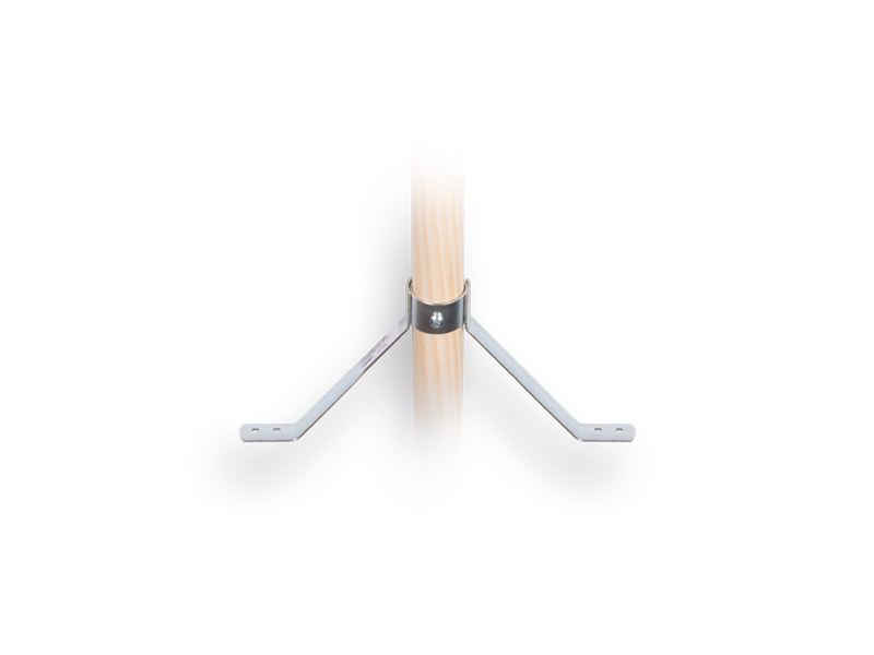 [1492500] Broom handle bracket SOLID for handle with diameter 24 mm