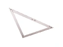 Folding square LABORA aluminium 60 x 60 cm, with protective cover