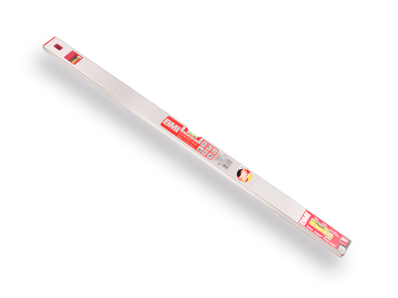 [1505446] Blokwaterpas BMI Eurostar 100 cm aluminium, 2 libellen