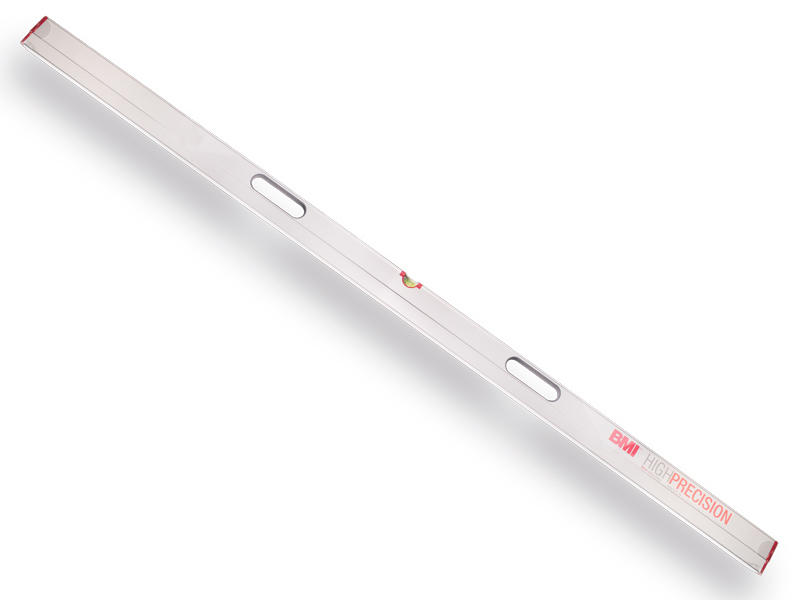 [1505479] Wasserwaage - Strichlatte BMI High Precision 180 cm, 2 Libellen und 2 Handgriffe