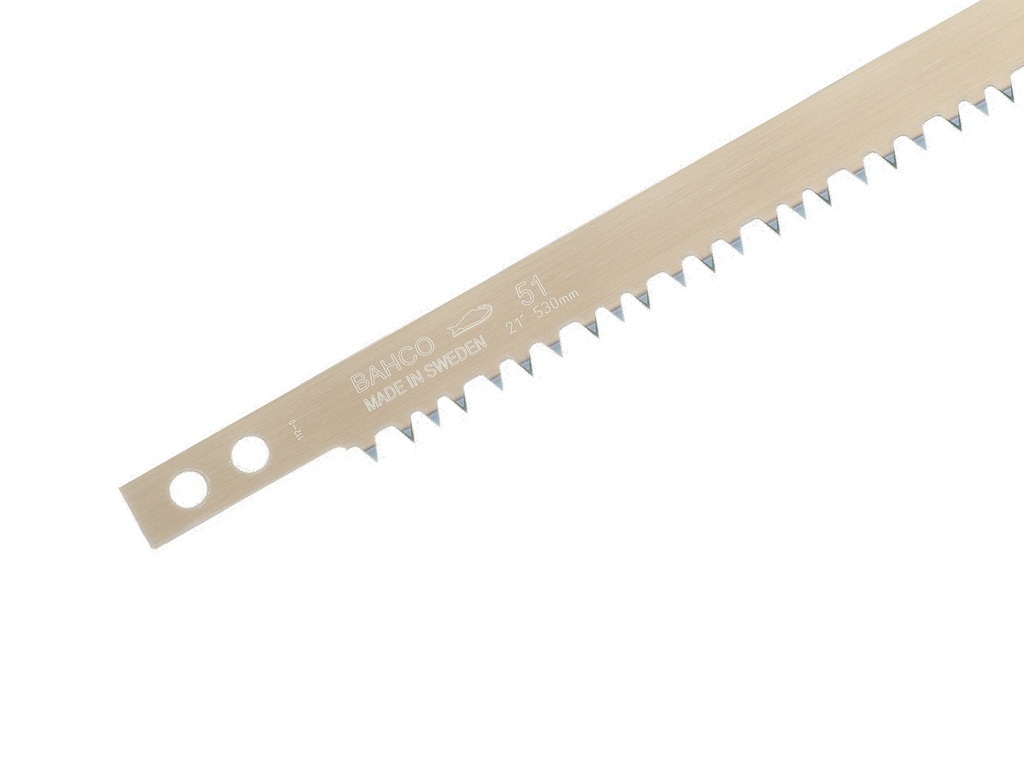 Beugelzaagblad BAHCO 51-12, lengte 320 mm, fijne tanden voor droog hout