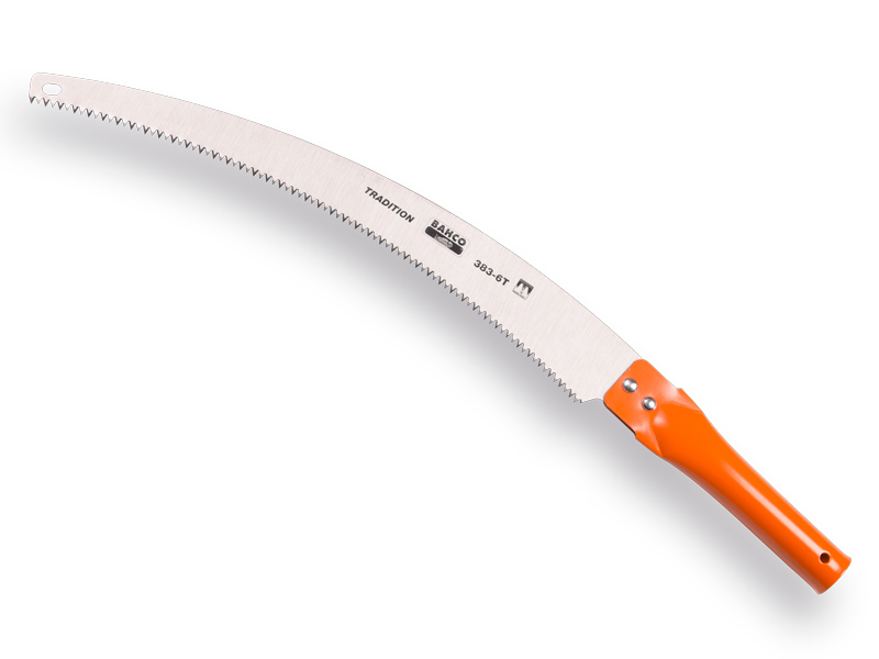 [1505775] Pruning saw BAHCO 383-6T, bent blade 36 cm, steel tube handle, not resharpenable