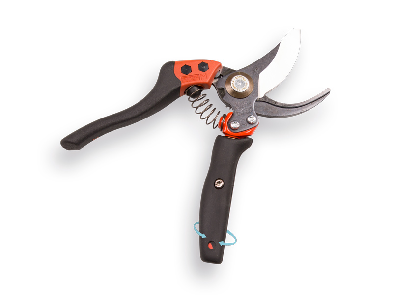 Sécateur BAHCO PXR-M3 ERGO™ (Moyen), coupe jusqu'à 30 mm, avec poignée rotative