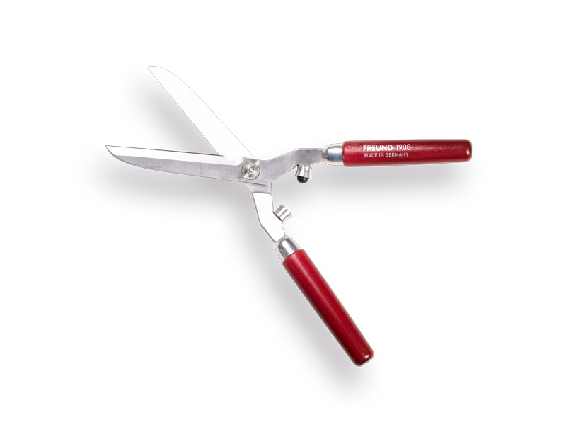[1505955] Heckenschere FREUND 1908 40 cm, Blatt 16 cm, mit Holzgriffen